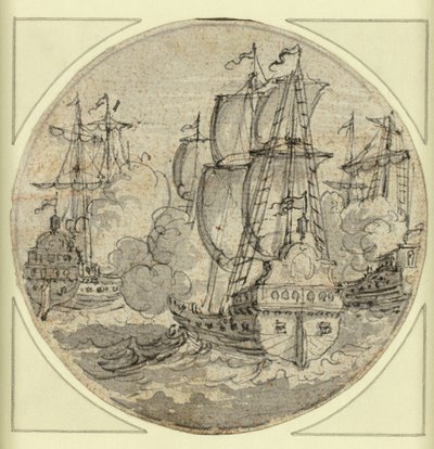 Statek pod żaglami autorstwa Unknown artist