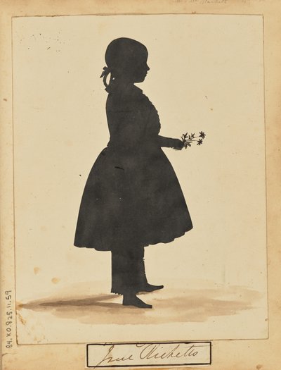 [Sylwetka dziewczynki] autorstwa Unknown artist