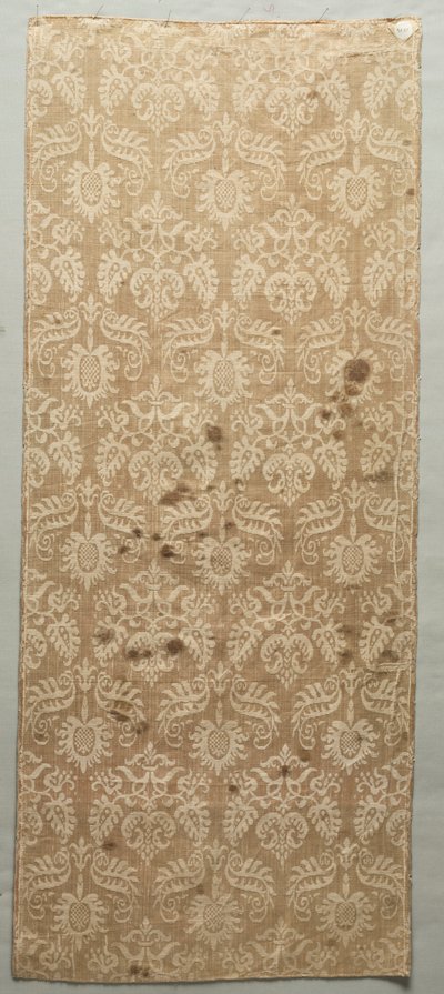 Fragment jedwabiu i lnu autorstwa Unknown artist