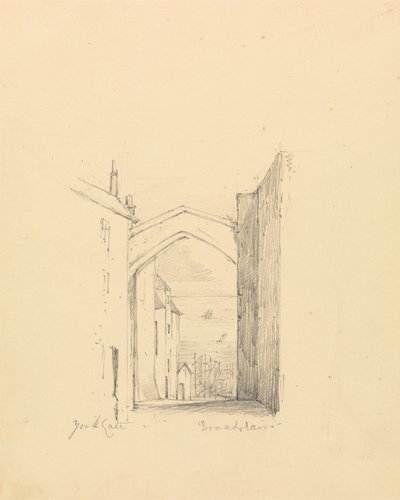 Szkic York Gate autorstwa Unknown artist