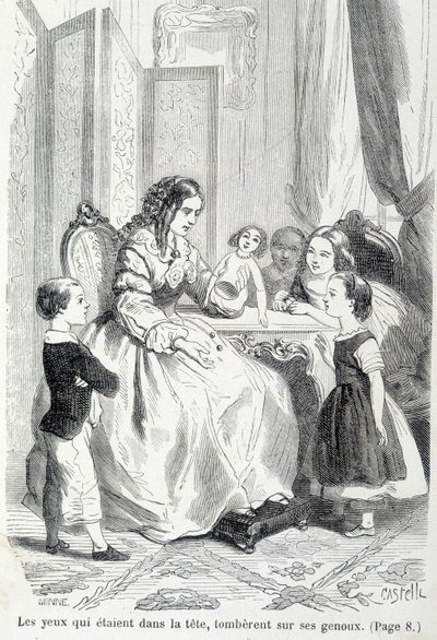 Sophie i zepsuta lalka - w „Nieszczęściach Sophie” hrabiny Ségur, Hachette autorstwa Unknown artist