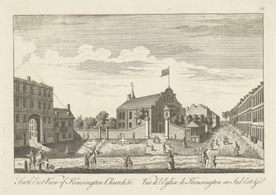 Południowo-wschodni widok kościoła Kensington autorstwa Unknown artist