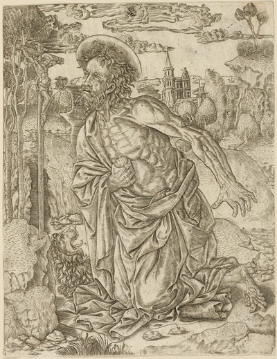 Św. Hieronim w pokucie autorstwa Unknown artist