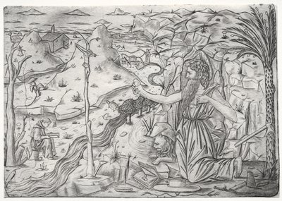 Św. Hieronim w pokucie autorstwa Unknown artist