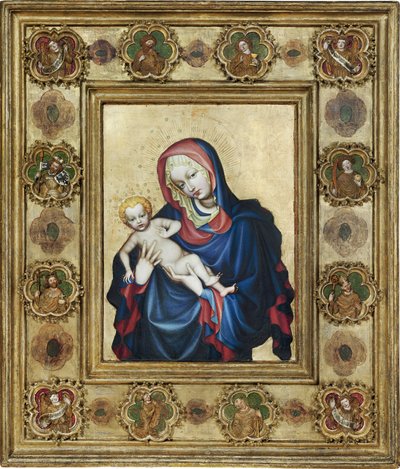 Św. Madonna Wita (Matka Boża Św. Wita z Pragi) - Anonim. Tempera na panelu autorstwa Unknown artist