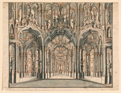 Scenografia, Arkadowa Sala Pałacowa autorstwa Unknown artist