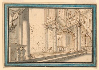 Scenografia: Atrium willi autorstwa Unknown artist