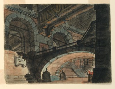 Scenografia, Wnętrze Więzienia autorstwa Unknown artist