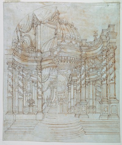 Scenografia: Architektura Pałacu autorstwa Unknown artist