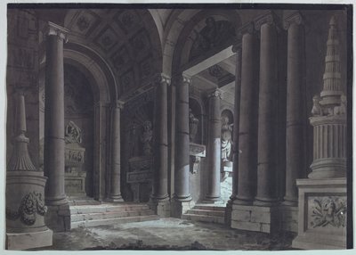Scenografia, Sala Grobowa autorstwa Unknown artist