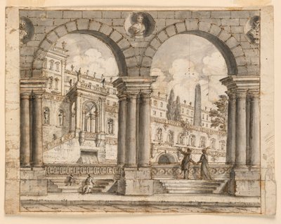 Scenografia, Ulica i Pałace autorstwa Unknown artist
