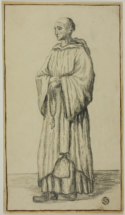 Stojący mnich autorstwa Unknown artist