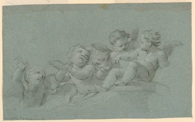Studium Aniołów autorstwa Unknown artist