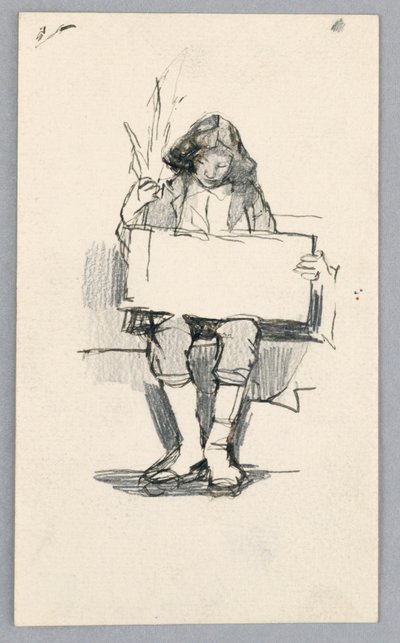 Studium młodego chłopca autorstwa Unknown artist