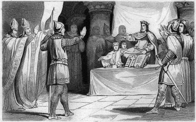 Sukcesja Ludwika I Pobożnego lub Debonnaire, 816: cesarza Zachodu autorstwa Unknown artist
