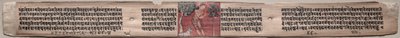 Sudhana i Buffalo: Folio 115 (prosto), z Gandavyuha-sutry (Pismo Najwyższego Tablicy) autorstwa Unknown artist
