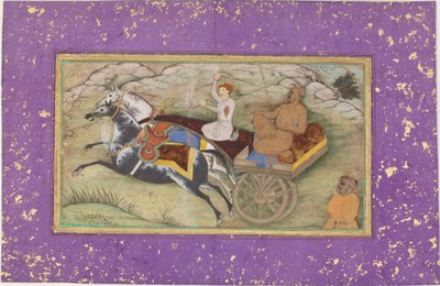 Sułtan Salim w powozie autorstwa Unknown artist