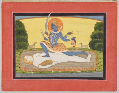 Tantryczne Devi o Shivie, z serii Mandi Devi autorstwa Unknown artist
