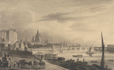 City of London z Somerset House autorstwa Unknown artist