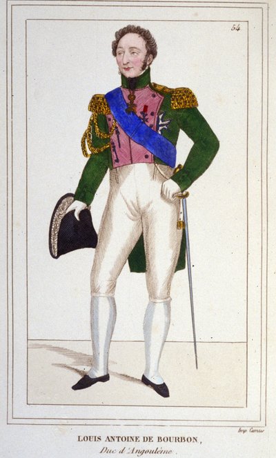 Książę Angouleme Louis Antoine (Louis-Antoine) d