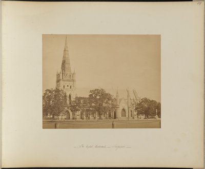 Angielska katedra. Singapur autorstwa Unknown artist