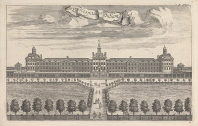 Szpital o nazwie Bedlam autorstwa Unknown artist