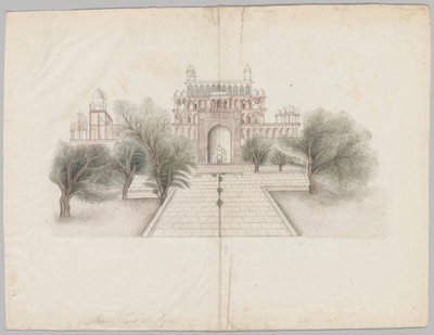 Mauzoleum Akbara w Secunderabad autorstwa Unknown artist