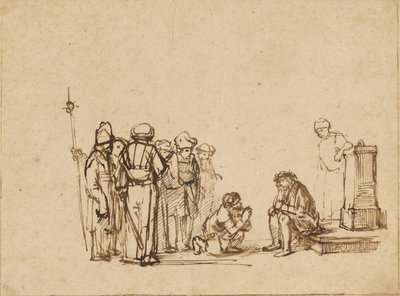 Szydzenie z Chrystusa autorstwa Unknown artist