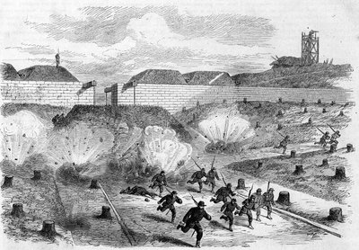 Komuna Paryska w 1871 r. Zbombardowanie Porte d