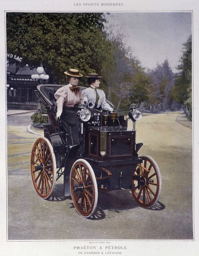 Petroleum Phaeton, typ 1896 - w „Współczesnym sporcie” autorstwa Unknown artist