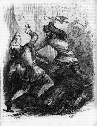 „Sycylijskie Nieszpory” (Vespri Siciliani) ludowa rewolta Sycylii przeciwko feudalnej dominacji króla Francji Karola Anjou, która miała miejsce w Palermo i Corleone, 31 marca autorstwa Unknown artist
