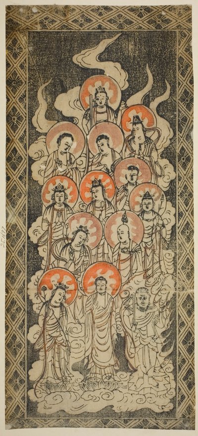 Trzynastu Buddów autorstwa Unknown artist