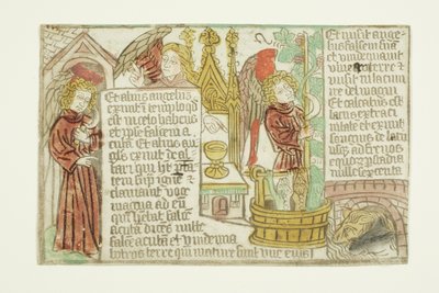 Winobranie winogron winorośli, z książki Blockbook Apocalypse autorstwa Unknown artist