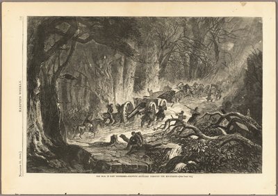 Wojna we wschodnim Tennessee autorstwa Unknown artist