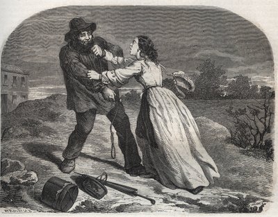 Zabójca dobrego Martina Dumollarda (1810-1862) seryjnego mordercy XIX wieku w Ain autorstwa Unknown artist