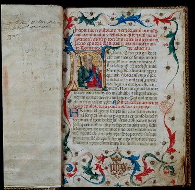 Incipit lekcjonarza autorstwa Unknown artist