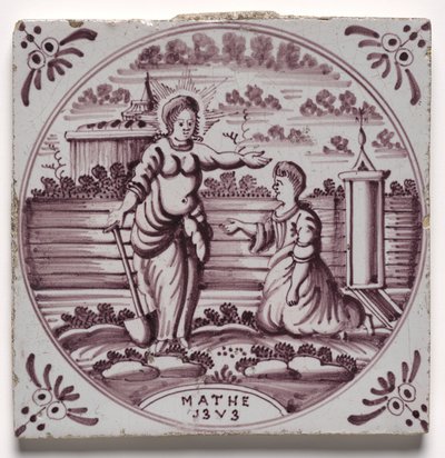Płytka - Scena ze Starego Testamentu autorstwa Unknown artist