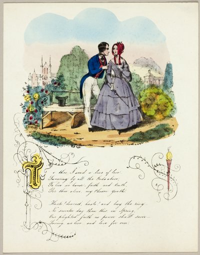 Do ciebie wysyłam wiersz miłości (walentynka) autorstwa Unknown artist