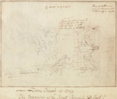Tom Thumb w zatoce autorstwa Unknown artist