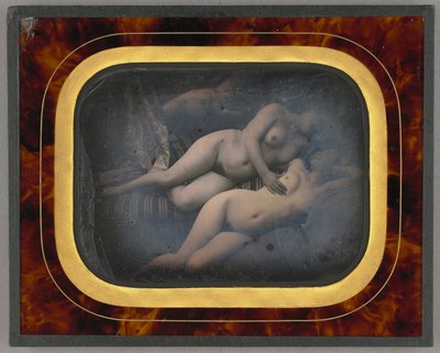 Dwie obejmujące się kobiety autorstwa Unknown artist
