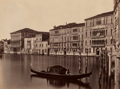 Bez tytułu (gondola wenecka) autorstwa Unknown artist