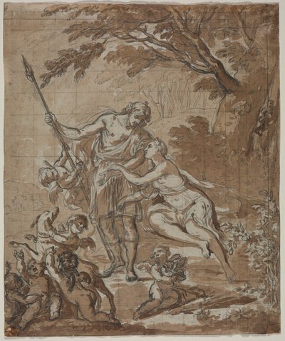 Wenus i Adonis autorstwa Unknown artist