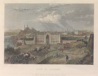 Widok na Lucknow autorstwa Unknown artist