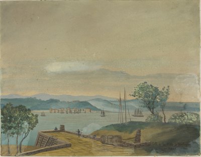 Widok miasta Waszyngton w 1807 r. autorstwa Unknown artist