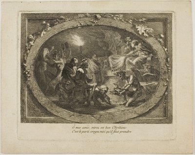 Voltaire na satanistycznej uczcie autorstwa Unknown artist