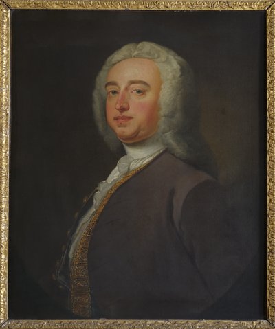 William Oldys, c.1738 (olej na płótnie) autorstwa Unknown artist