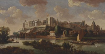 Zamek Windsor widziany z Tamizy autorstwa Unknown artist