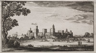 Zamek Windsor od południowego wschodu autorstwa Unknown artist