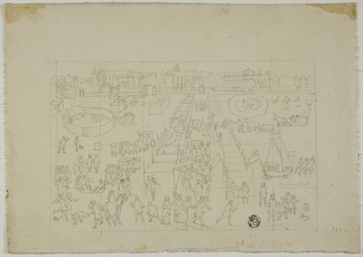 Zimowy Festiwal poza Skandynawskim Miastem autorstwa Unknown artist