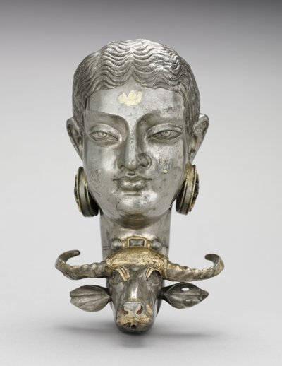 Kobieta i bawół wodny Rhyton autorstwa Unknown artist